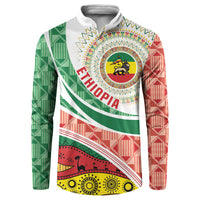 Ethiopia In My Blood Button Sweatshirt Lion Of Judah In My Heart
