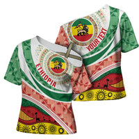 Ethiopia In My Blood Cross Shoulder Shirt Lion Of Judah In My Heart