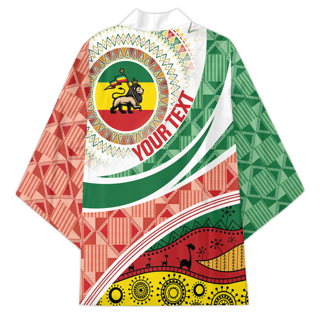 Ethiopia In My Blood Kimono Lion Of Judah In My Heart