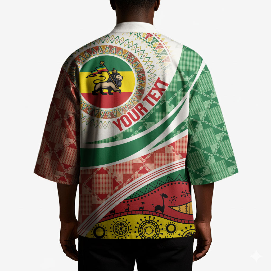 Ethiopia In My Blood Kimono Lion Of Judah In My Heart