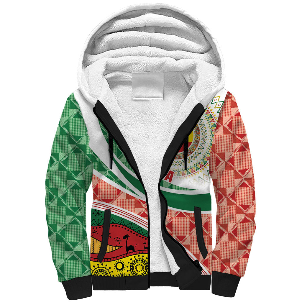 Ethiopia In My Blood Sherpa Hoodie Lion Of Judah In My Heart