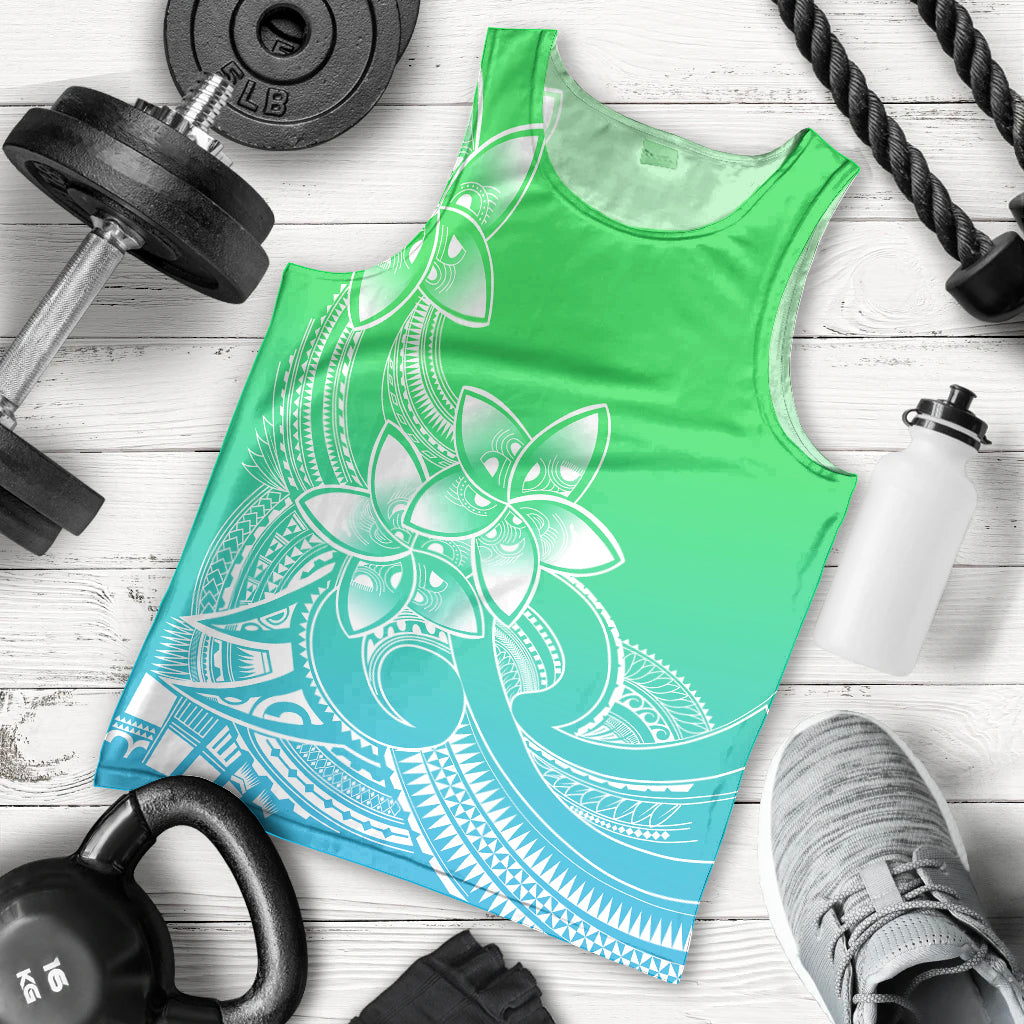 polynesian-pride-plumeria-flowers-men-tank-top-polynesian-tribal-gradient-green