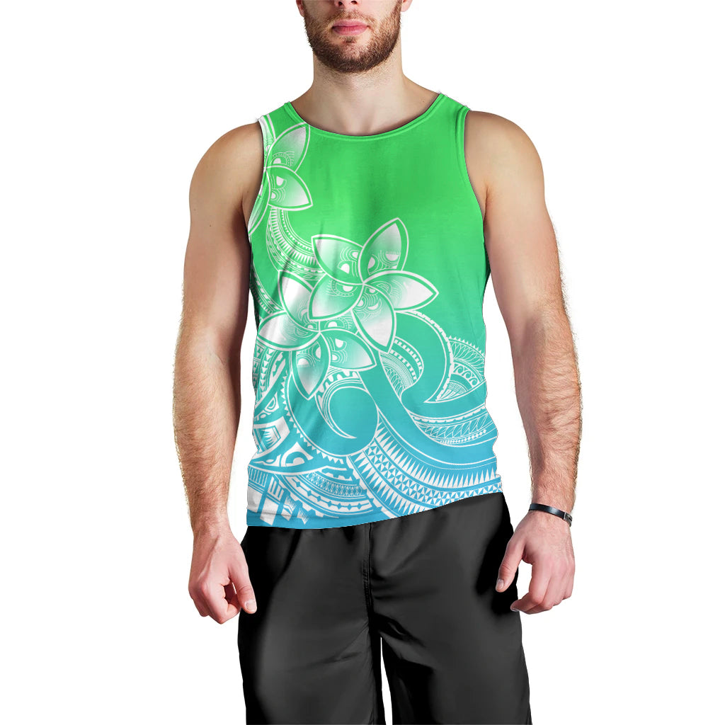 polynesian-pride-plumeria-flowers-men-tank-top-polynesian-tribal-gradient-green