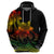 Polynesian Pride Plumeria Flowers Hoodie Polynesian Tribal Reggae Vibe - Wonder Print Shop