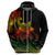 Polynesian Pride Plumeria Flowers Hoodie Polynesian Tribal Reggae Vibe - Wonder Print Shop