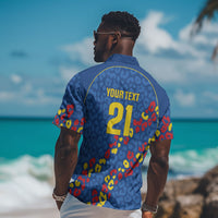 DR Congo Kopo ya Mokili Custom Hawaiian Shirt Kuba Kingdom Pattern Edition