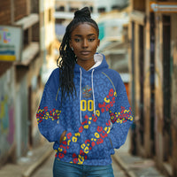 DR Congo Kopo ya Mokili Custom Hoodie Kuba Kingdom Pattern Edition