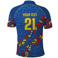DR Congo Kopo ya Mokili Custom Polo Shirt Kuba Kingdom Pattern Edition