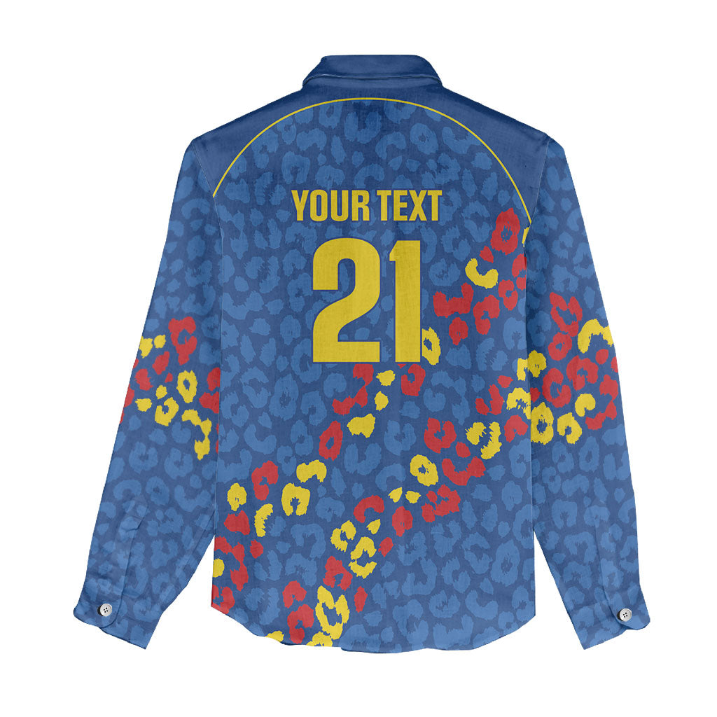 DR Congo Kopo ya Mokili Custom Women Casual Shirt Kuba Kingdom Pattern Edition