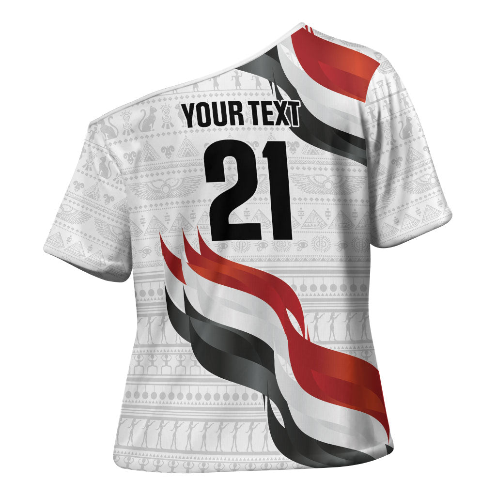 Egypt Custom Cross Shoulder Shirt Pharaoh Legacy Edition