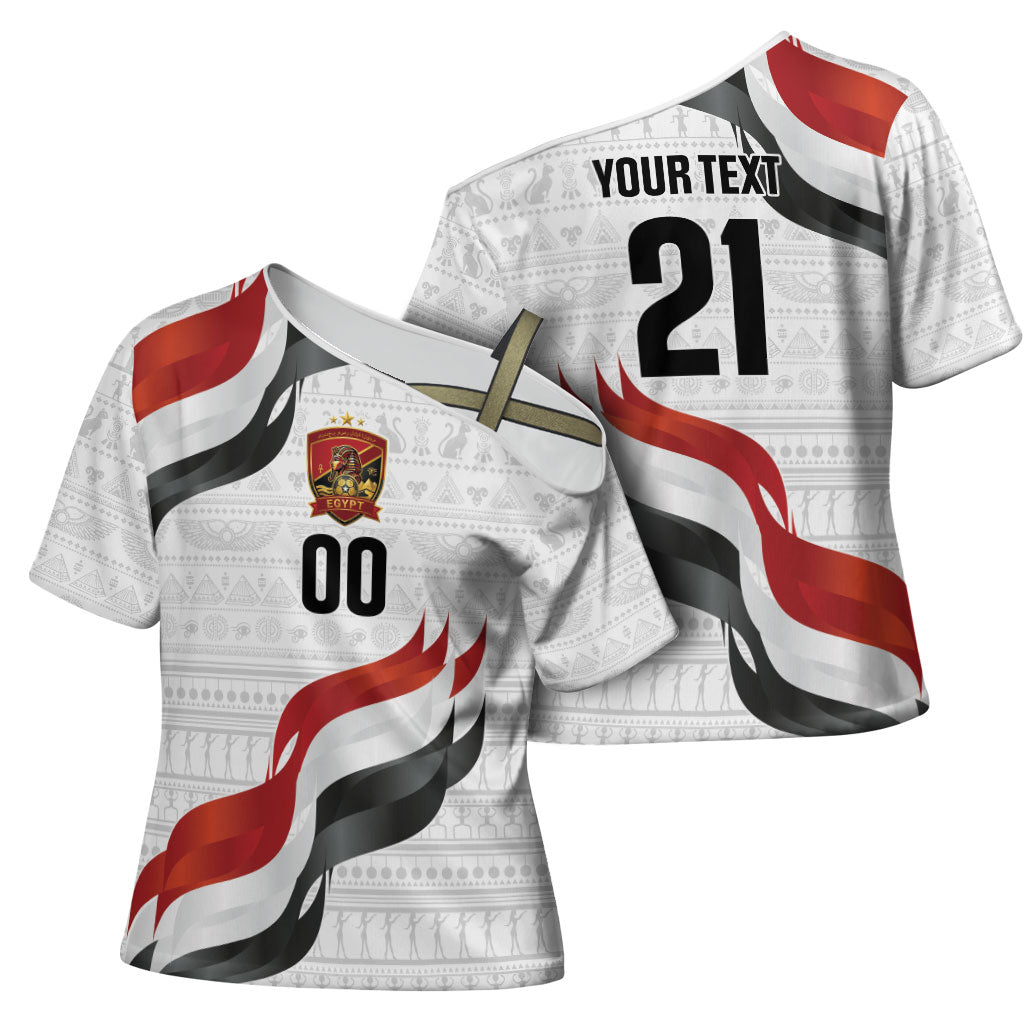 Egypt Custom Cross Shoulder Shirt Pharaoh Legacy Edition