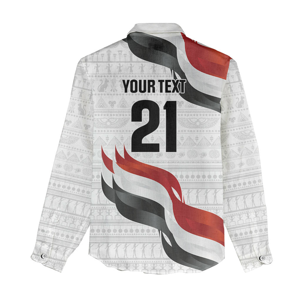 Egypt Custom Women Casual Shirt Pharaoh Legacy Edition