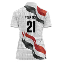 Egypt Custom Women Polo Shirt Pharaoh Legacy Edition