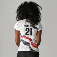 Egypt Custom Women V-Neck T-Shirt Pharaoh Legacy Edition