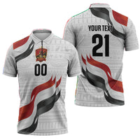 Egypt Custom Zipper Polo Shirt Pharaoh Legacy Edition