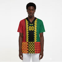 Ghana Wiase Kuruwa Custom Scrub Top Kente Pride Edition