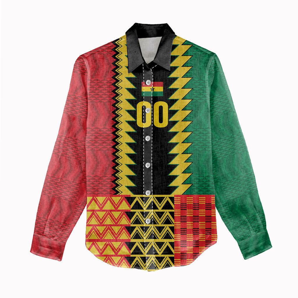 Ghana Wiase Kuruwa Custom Women Casual Shirt Kente Pride Edition
