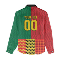 Ghana Wiase Kuruwa Custom Women Casual Shirt Kente Pride Edition