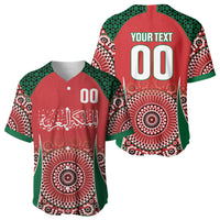 Morocco Yalla Vamos 2026 Custom Baseball Jersey Zellige Mosaic Edition