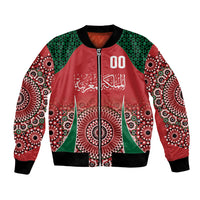 Morocco Yalla Vamos 2026 Custom Bomber Jacket Zellige Mosaic Edition