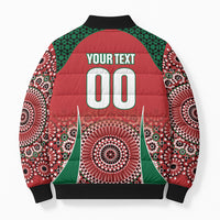 Morocco Yalla Vamos 2026 Custom Bomber Puffer Jacket Zellige Mosaic Edition