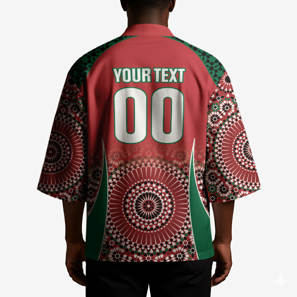 Morocco Yalla Vamos 2026 Custom Kimono Zellige Mosaic Edition