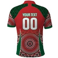 Morocco Yalla Vamos 2026 Custom Polo Shirt Zellige Mosaic Edition
