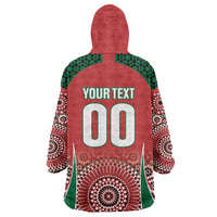 Morocco Yalla Vamos 2026 Custom Wearable Blanket Hoodie Zellige Mosaic Edition