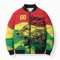Senegal Kappu Adduna Custom Bomber Puffer Jacket Teranga Textile Edition