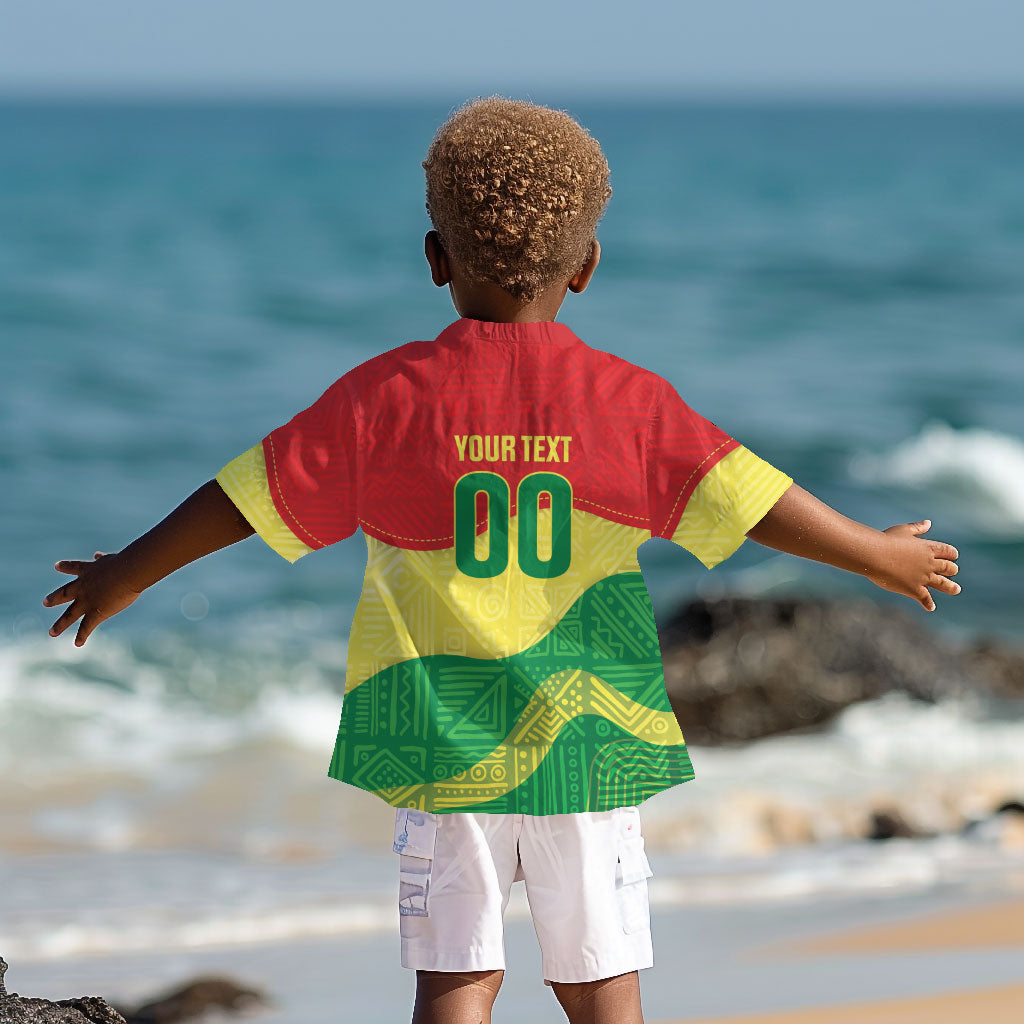 Senegal Kappu Adduna Custom Kid Hawaiian Shirt Teranga Textile Edition