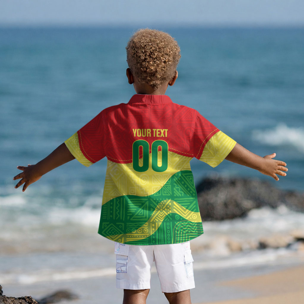 Senegal Kappu Adduna Custom Kid Hawaiian Shirt Teranga Textile Edition LT9
