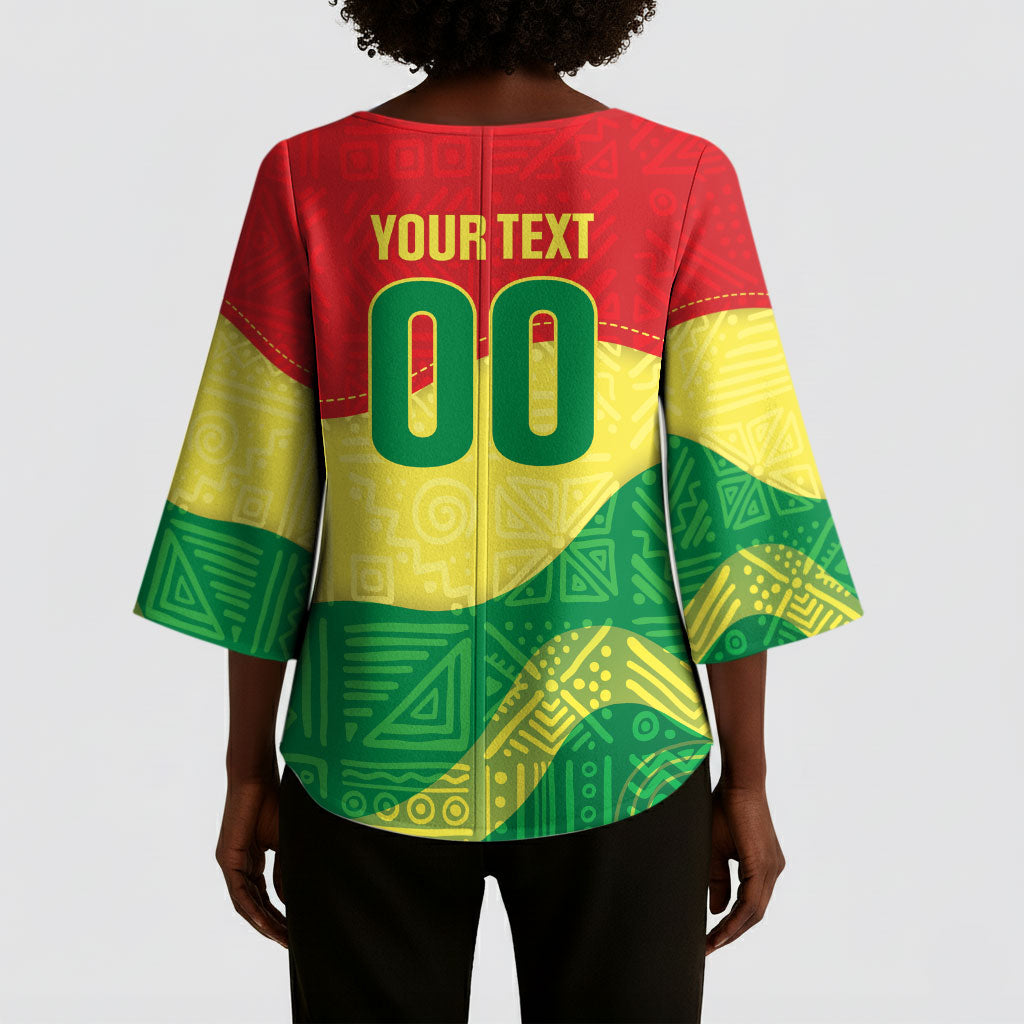 Senegal Kappu Adduna Custom Kimono Sleeve Blouse Teranga Textile Edition