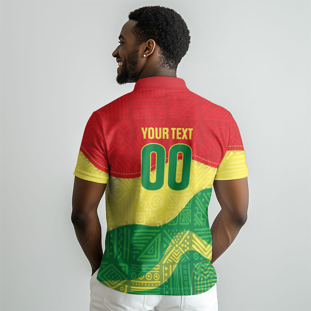 Senegal Kappu Adduna Custom Polo Shirt Teranga Textile Edition LT9