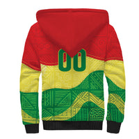 Senegal Kappu Adduna Custom Sherpa Hoodie Teranga Textile Edition