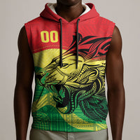 Senegal Kappu Adduna Custom Sleeveless Hoodie Teranga Textile Edition