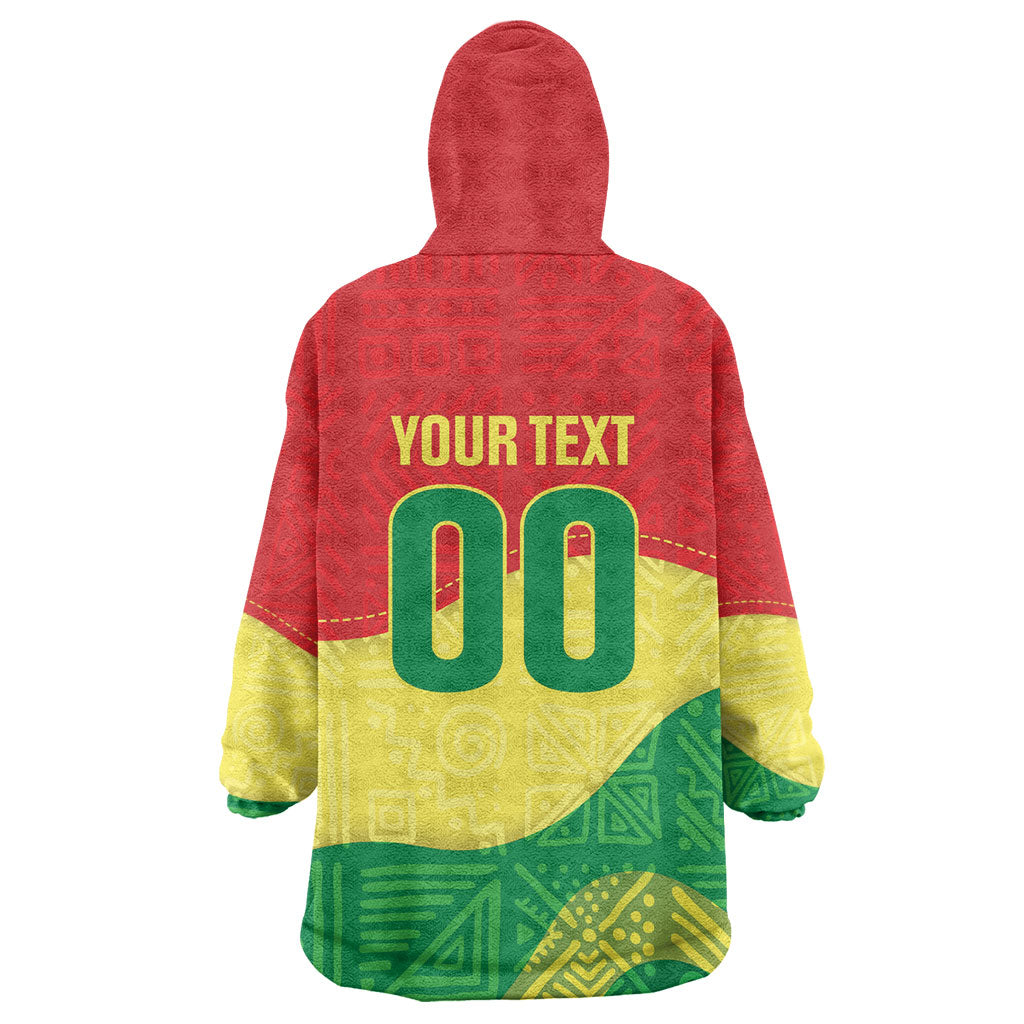 Senegal Kappu Adduna Custom Wearable Blanket Hoodie Teranga Textile Edition