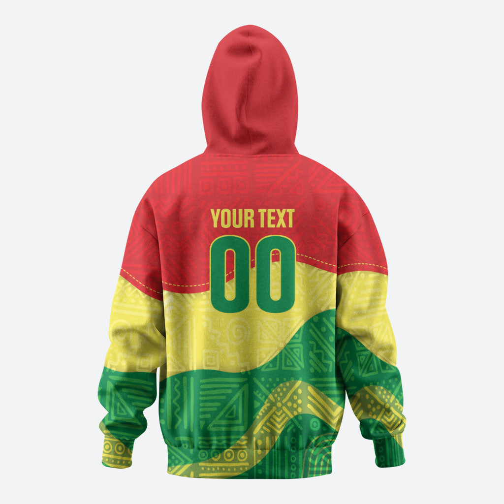 Senegal Kappu Adduna Custom Zip Hoodie Teranga Textile Edition