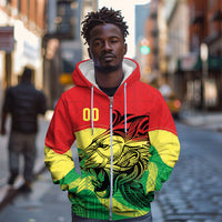 Senegal Kappu Adduna Custom Zip Hoodie Teranga Textile Edition