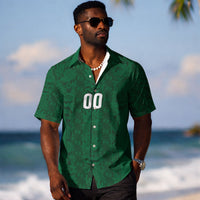 South Africa Indebe Yomhlaba Custom Hawaiian Shirt Ndebele Art Green Edition LT9