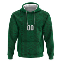 South Africa Indebe Yomhlaba Custom Hoodie Ndebele Art Green Edition