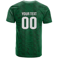 South Africa Indebe Yomhlaba Custom T shirt Ndebele Art Green Edition