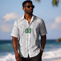 South Africa Indebe Yomhlaba Custom Hawaiian Shirt Ndebele Art White Edition LT9