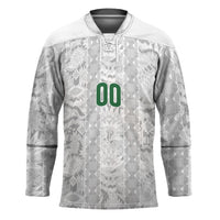South Africa Indebe Yomhlaba Custom Hockey Jersey Ndebele Art White Edition