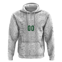 South Africa Indebe Yomhlaba Custom Hoodie Ndebele Art White Edition