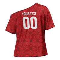 Tunisia Custom Cross Shoulder Shirt Carthage Heritage Edition