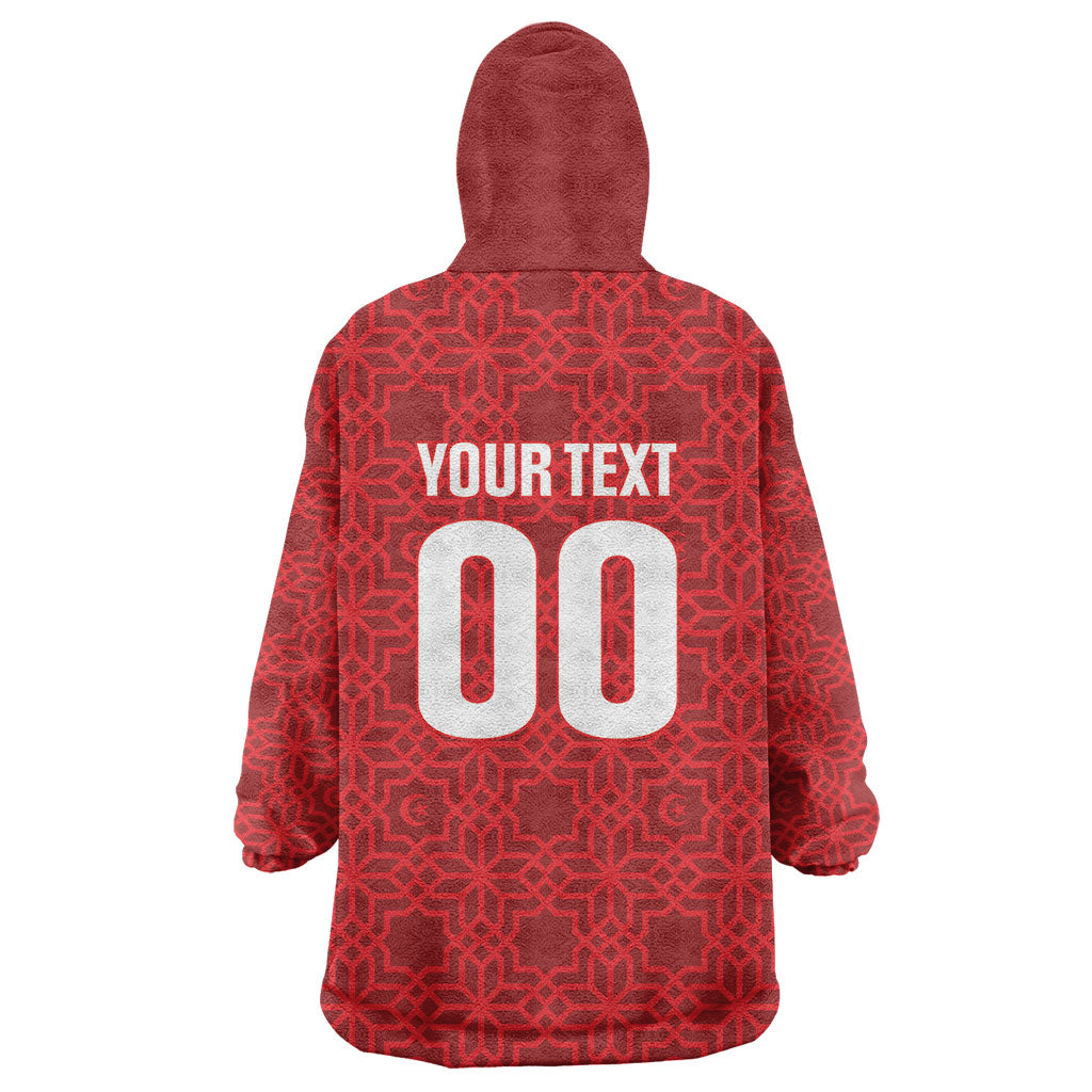 Tunisia Custom Kid Wearable Blanket Hoodie Carthage Heritage Edition