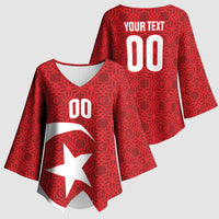 Tunisia Custom Kimono Sleeve Blouse Carthage Heritage Edition
