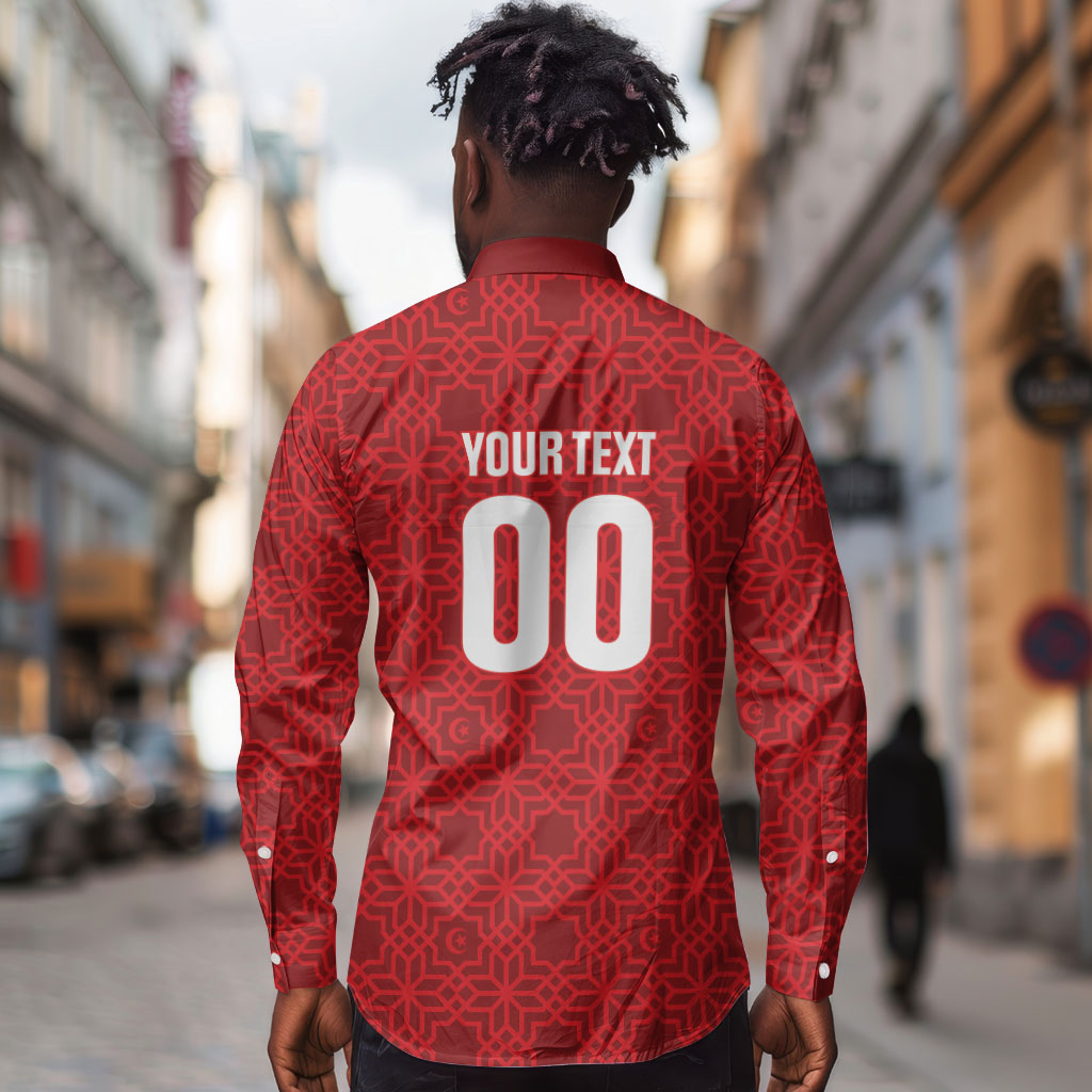 Tunisia Custom Long Sleeve Button Shirt Carthage Heritage Edition
