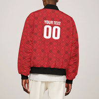 Tunisia Custom Sleeve Zip Bomber Jacket Carthage Heritage Edition