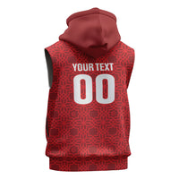 Tunisia Custom Sleeveless Hoodie Carthage Heritage Edition